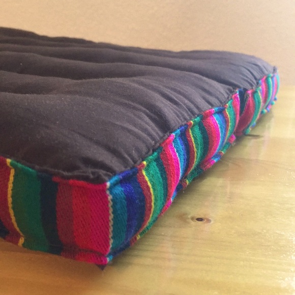 4.99 ship CHOCOLATE Yoga Meditation Cushion - Picture 4 of 15